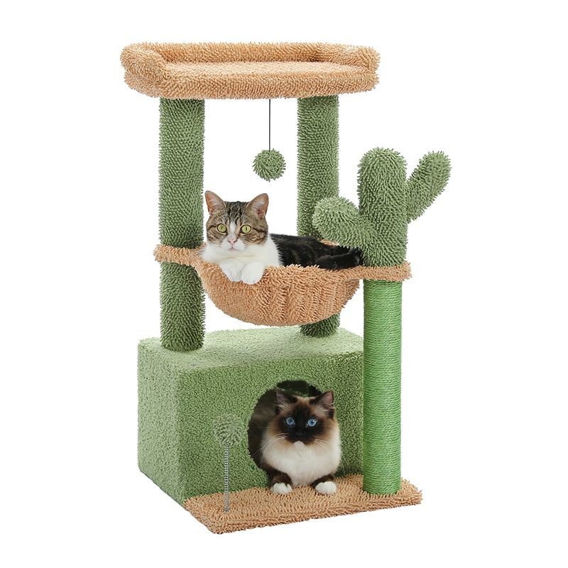 Cactus Cat Tree for Indoor Cat Tower Toy Cactus Cat Tree for Indoor Cat Tower Toy